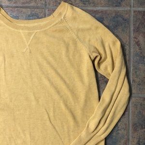Sonoma Yellow Crew Neck Sweater